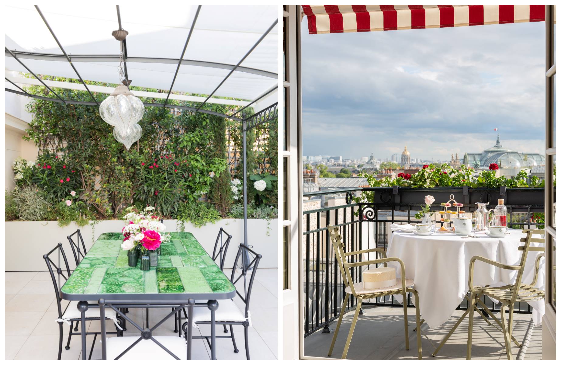 (Gauche) ©Franck Bohbot; (Droite) ©Claire Cocano/Le Bristol Paris