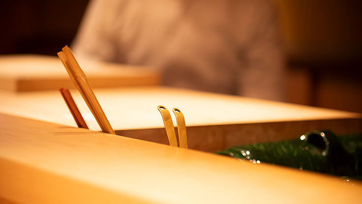 この日の対談は伯雲にて行われた © Hisashi Yoshino / The MICHELIN Guide