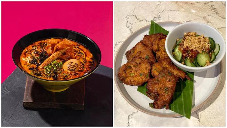 L-R: Bib Gourmand The Underbelly (©The Underbelly) & MICHELIN Selected People's Palace (©MICHELIN)