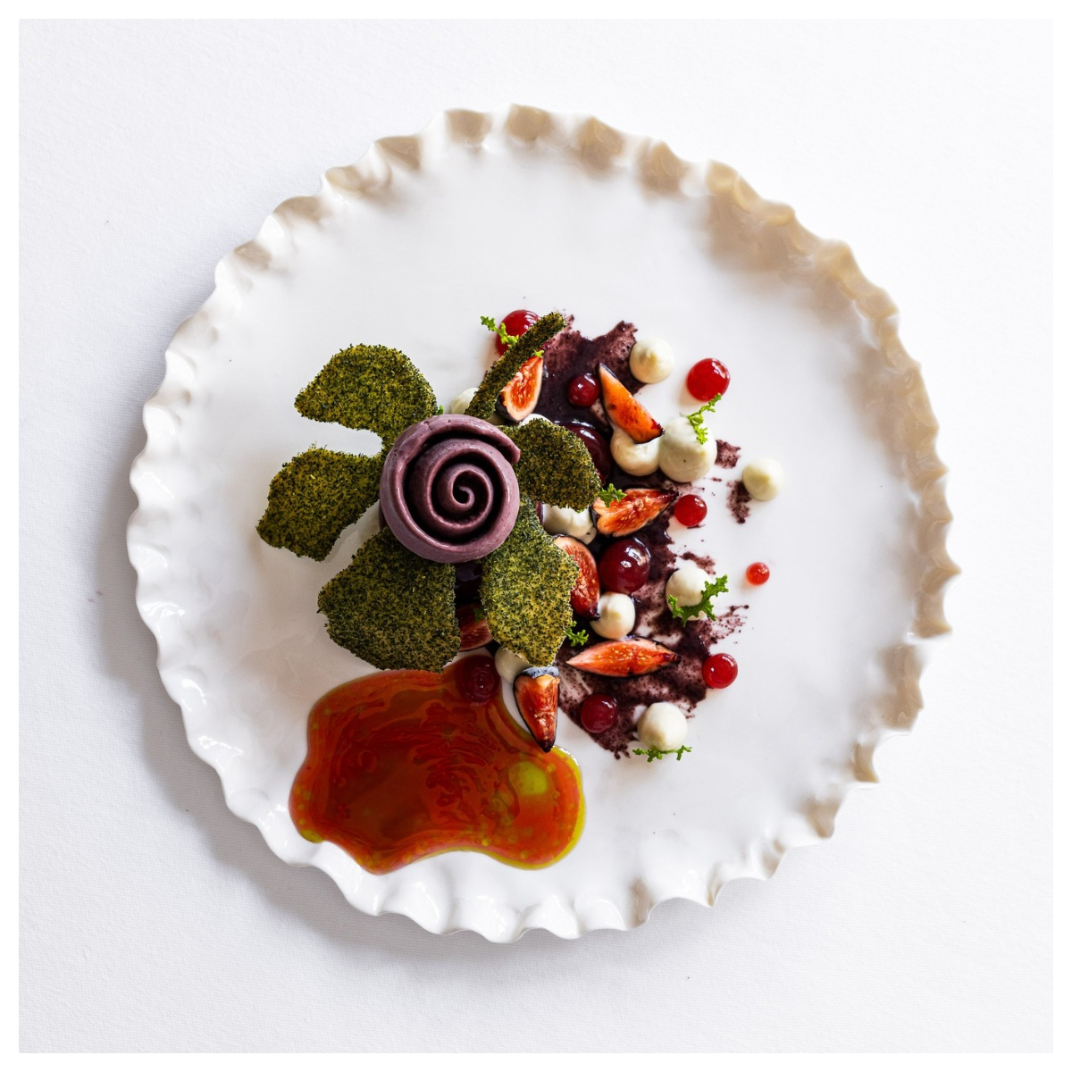 Un plat hivernal du chef Hugo Bourny au Lucas Carton &copy; Le Photographe du Dimanche