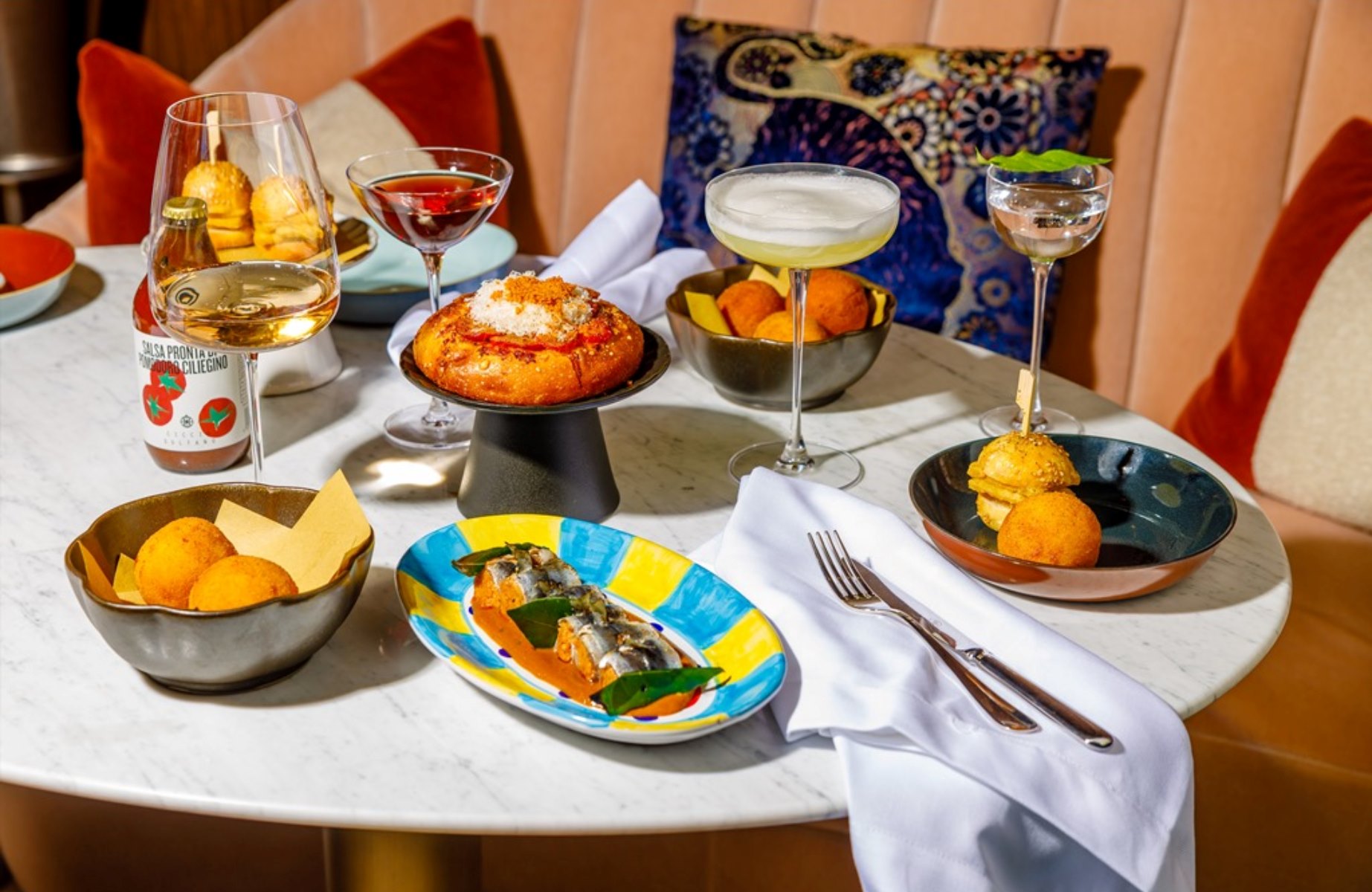 Aperitivo Eterno di Giano al W Rome