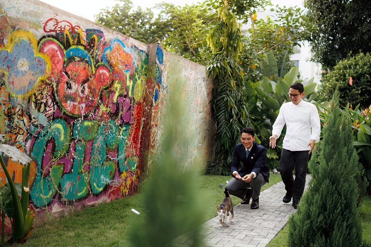 The dynamic duo raising the bar for Vietnam’s dining scene. (© Mervin Lee/The MICHELIN Guide Vietnam)