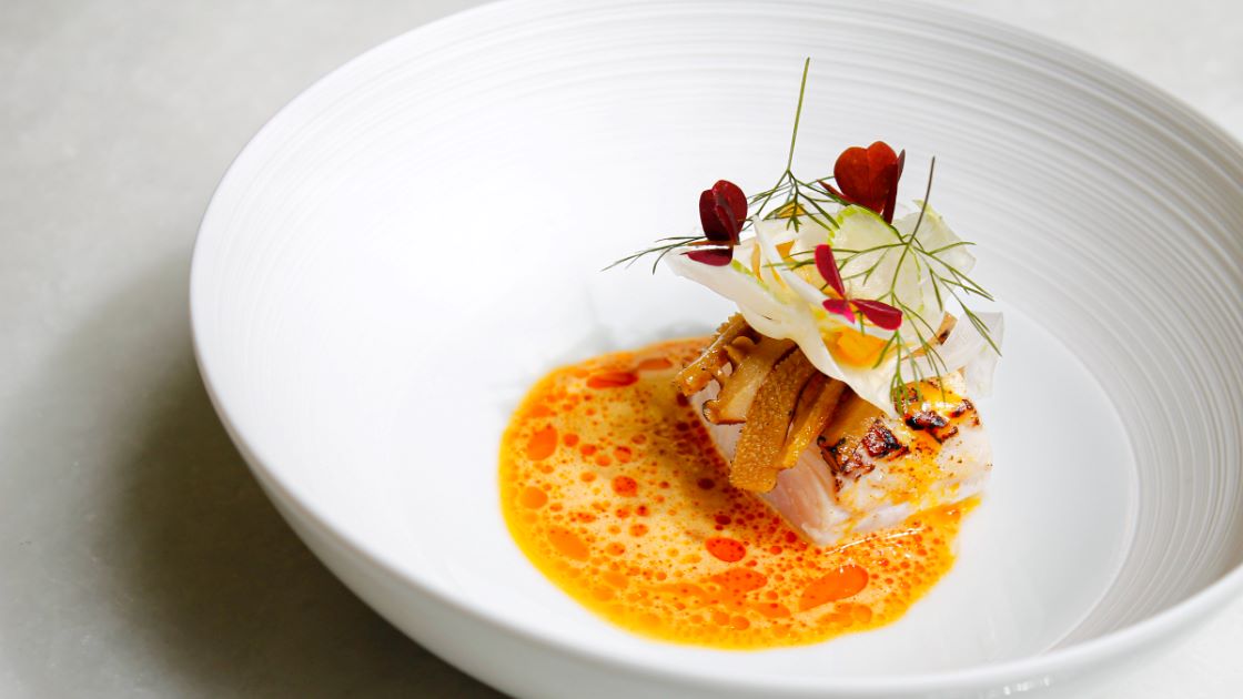An example of a stunning dish at Two-MICHELIN-Star Papilio. © Papilio