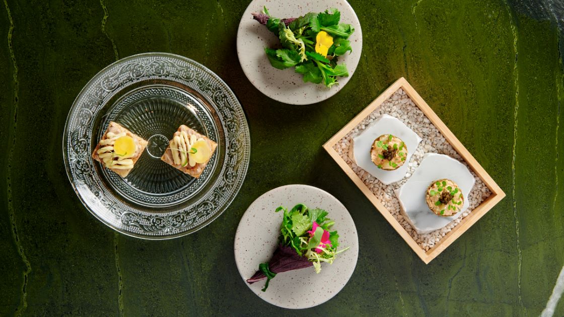 Dishes created by the Young Chef Award Winner Khanh Ta, Chef of the Vietnamese restaurant Taro. © Vojtěch Tesárek/Taro