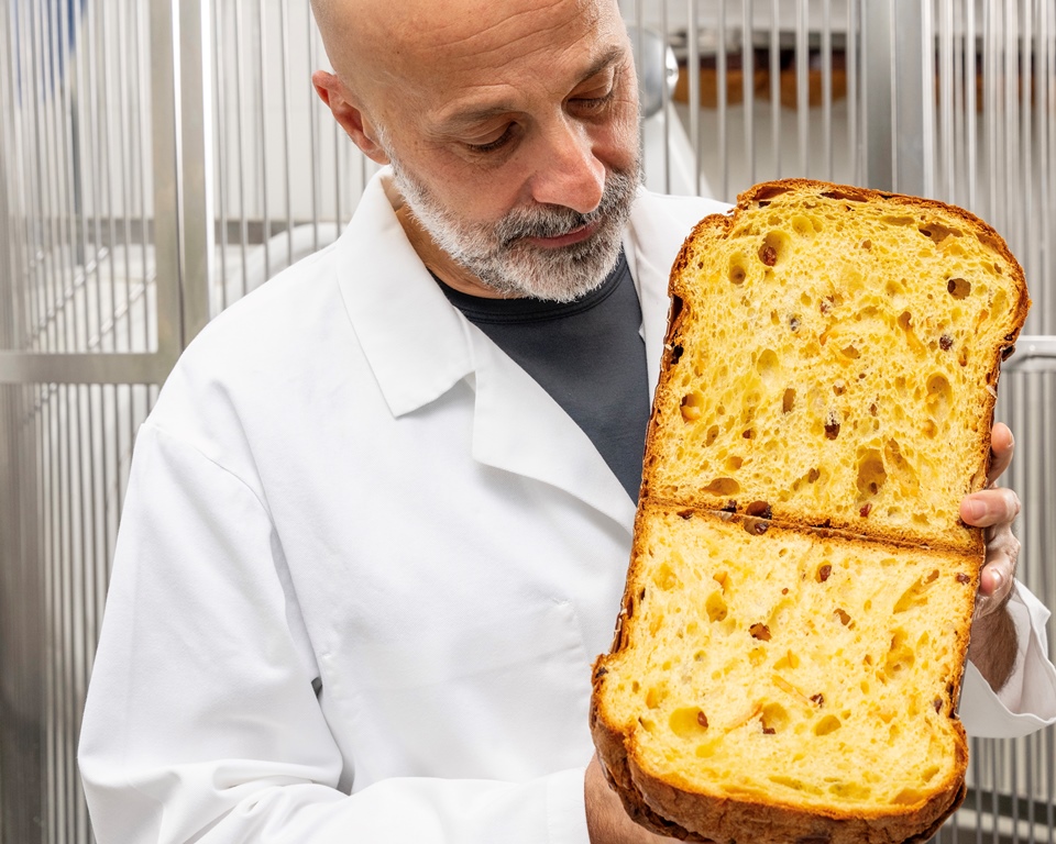 Niko Romito con il suo panettone bio