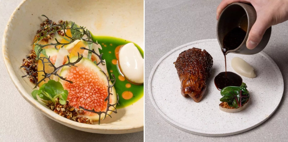 A play of textures brings depth to every bite at Légume. © Légume