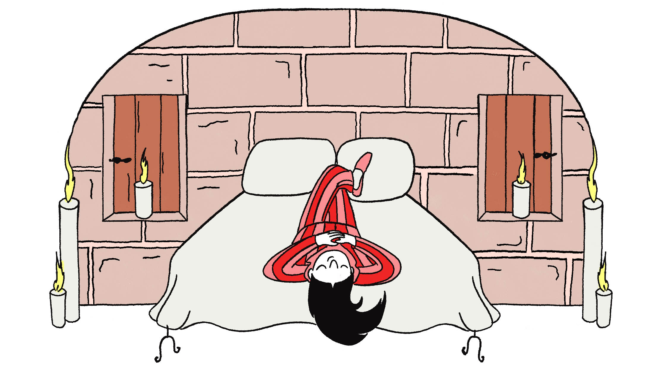 The surprise is the unusual sensation of sleeping inside a cave and waking up well rested, undisturbed by the dawn. ©Debora Szpilman