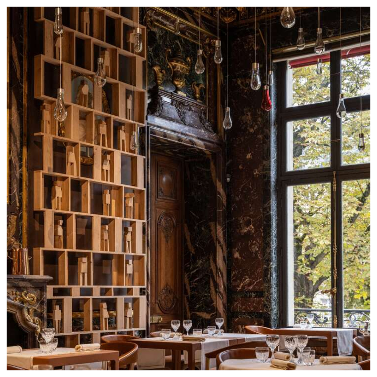 Le restaurant Ducasse Baccarat, sacré « plus beau restaurant du monde »  le 4 décembre 2025 © Bertille Chabrolle 