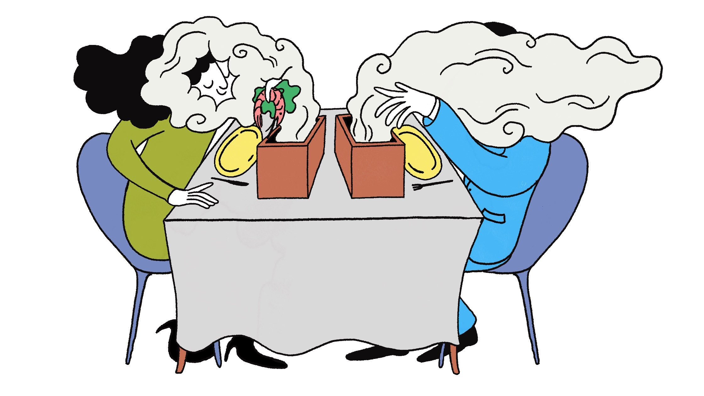 Swirling cold vapor at Disfrutar, Barcelona. ©Debora Szpilman