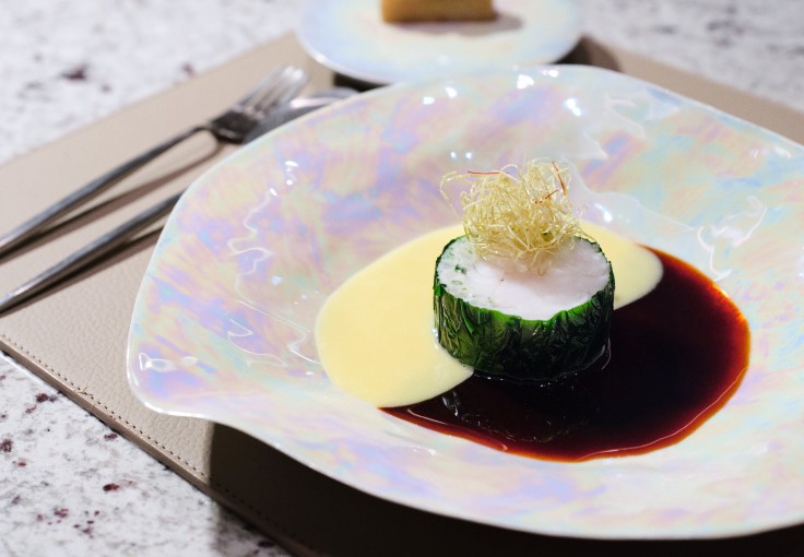 One of the fish dishes at Somssi by Jihun Kim. © Somssi by Jihun Kim