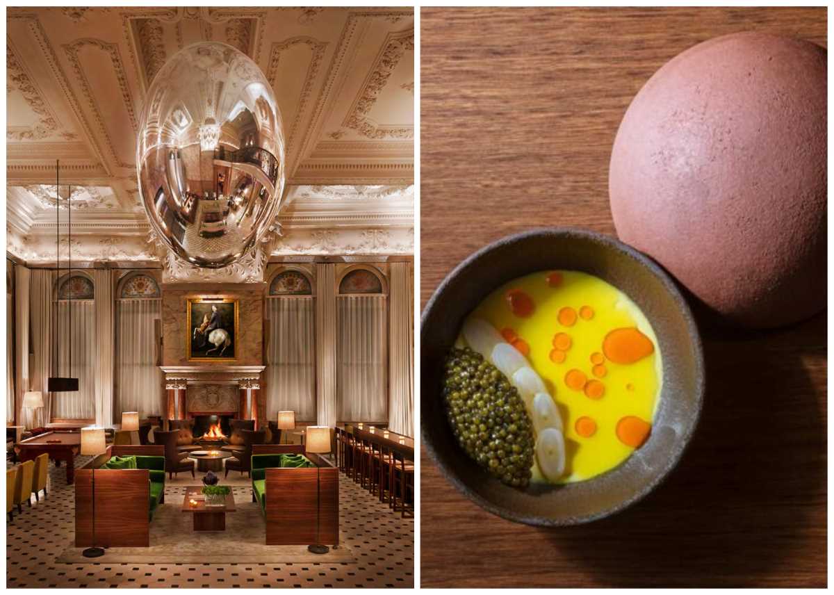 The Ian Schrager-designed London EDITION hotel, and Chef Jeremy Chan’s Two-Star Ikoyi, mixing produce from the British Isles and the spices of West Africa in London. © EDITION hotels / Ikoyi