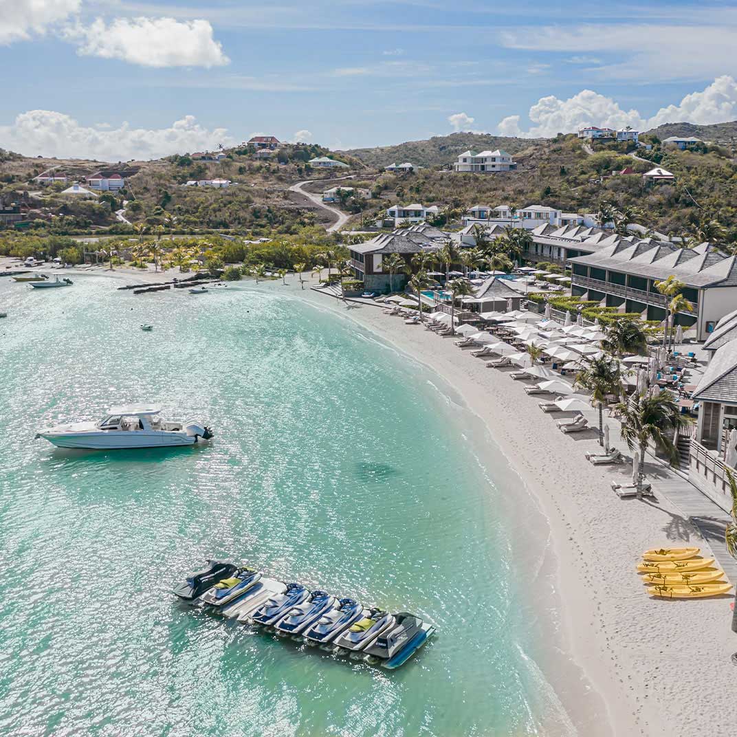 The Two-Key Le Barthélemy Hotel & Spa was the first newly built hotel in St. Barth in 20 years. © Le Barthélemy Hotel & Spa