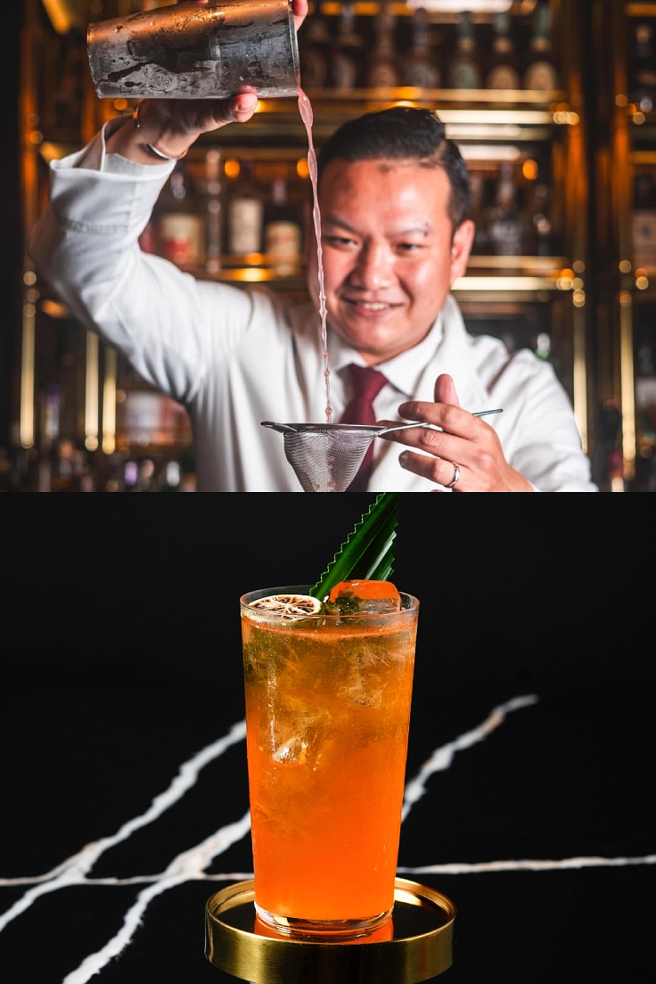 Penja Highball at Firefly, a jazz bar in Sindhorn Kempinski Hotel Bangkok. (© Sindhorn Kempinski Hotel Bangkok)