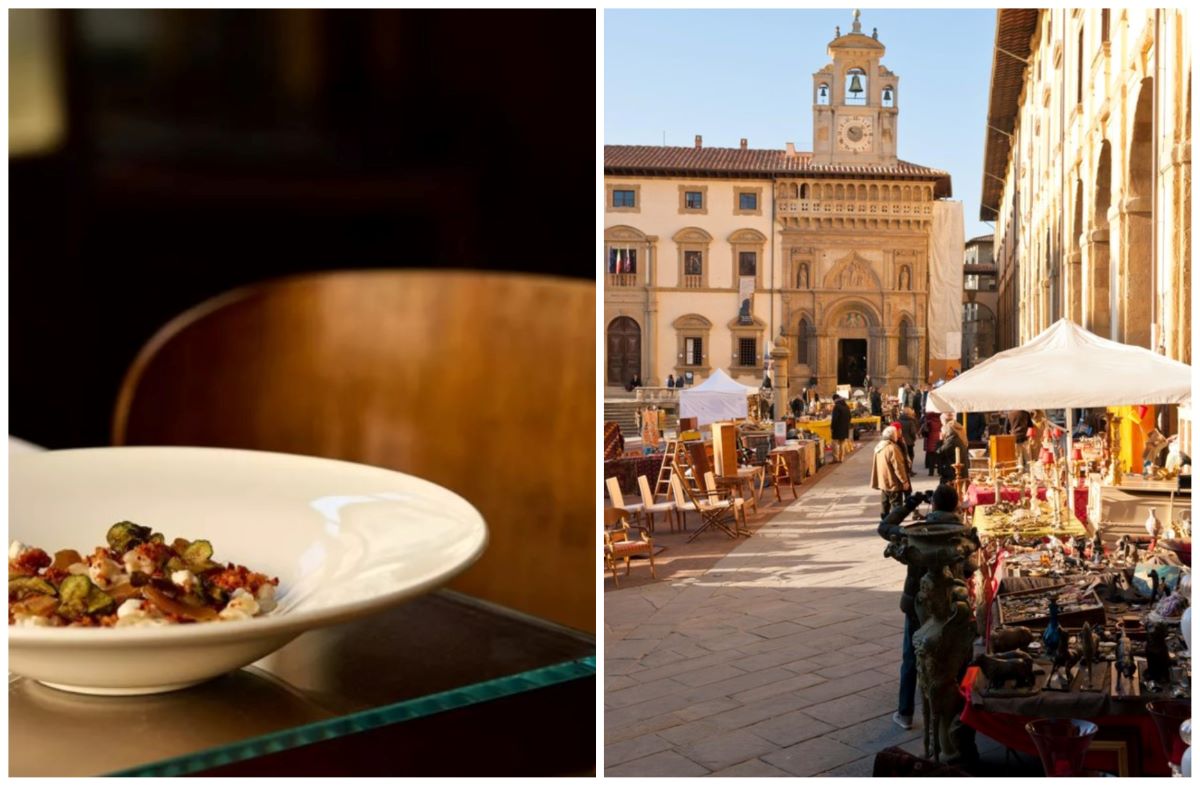 Arezzo is home to a sprawling antiques fair. © Le Chiavi d'Oro; © Ekspansio/iStock