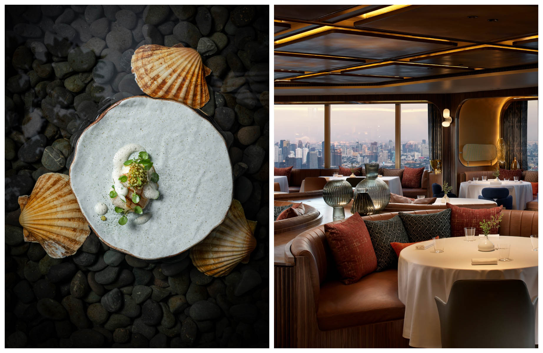 While wine endures, the vocabulary of pairing is expanding. © (Left) Duet by David Toutain/ (Right) Sartoria by Paulo Airaudo