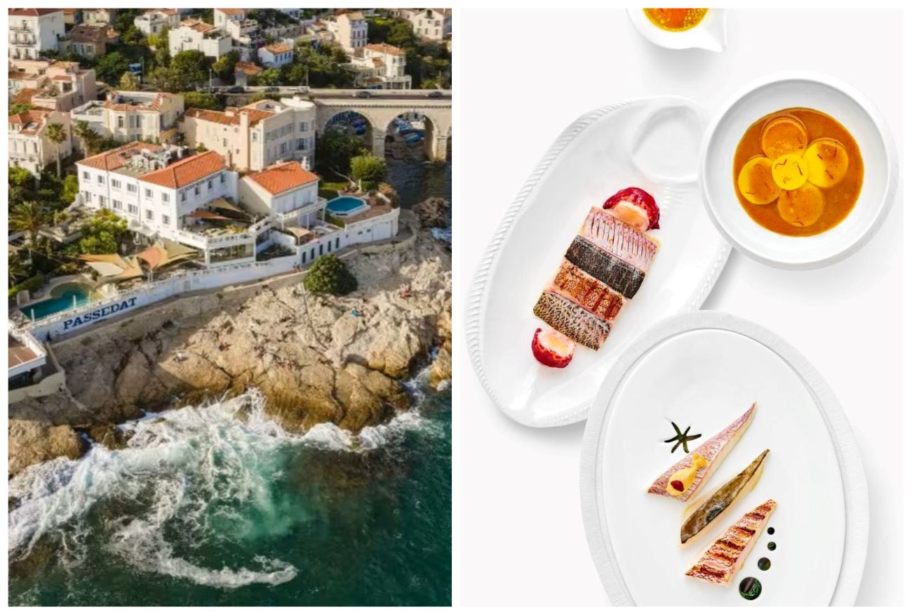 The coastal setting of Chef Gérald Passedat's Le Petit Nice (Three Stars) in Marseille, France. © Le Petit Nice