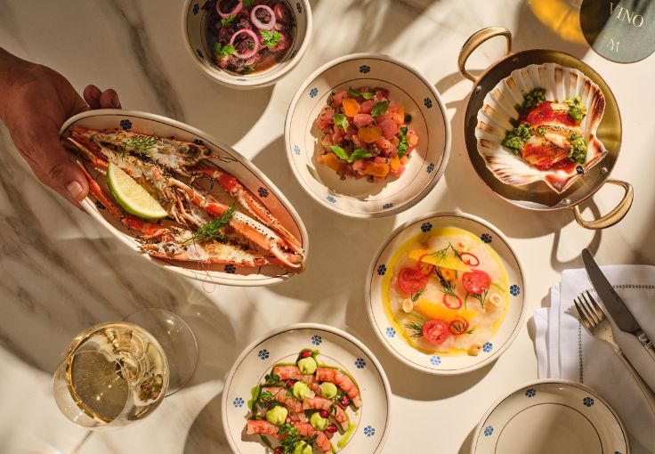 The Corinthia Hotel is home to a new Italian restaurant with bags of appeal. © Pensara/Mezzogiorno