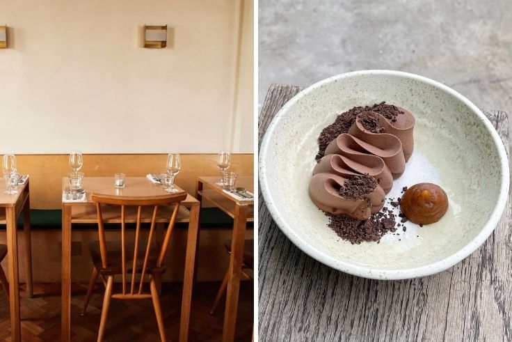 Consider this plant-based Peckham favourite for your next date. © naifsrestaurant/Instagram, Finn Heale/Naïfs