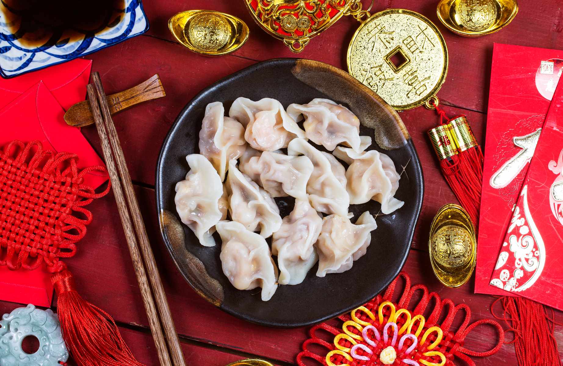 Lunar New Year dumplings. © Yuda Chen/Shutterstock