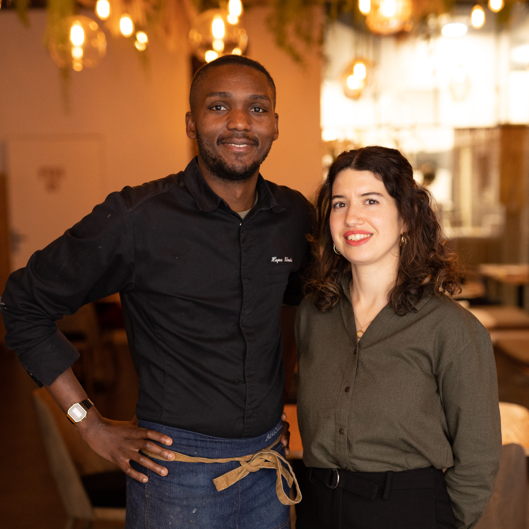 Hugues Mbenda et sa compagne Mathilde Godart, aux manettes de Kin et Libala (Marseille) © Bruno Chiappe