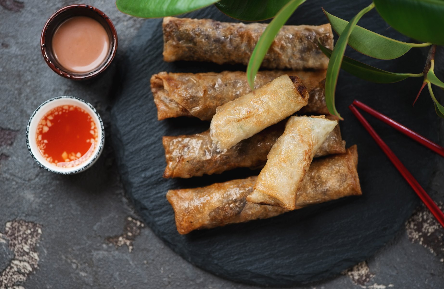 Nem ran spring rolls. © Nickola Che/Shutterstock