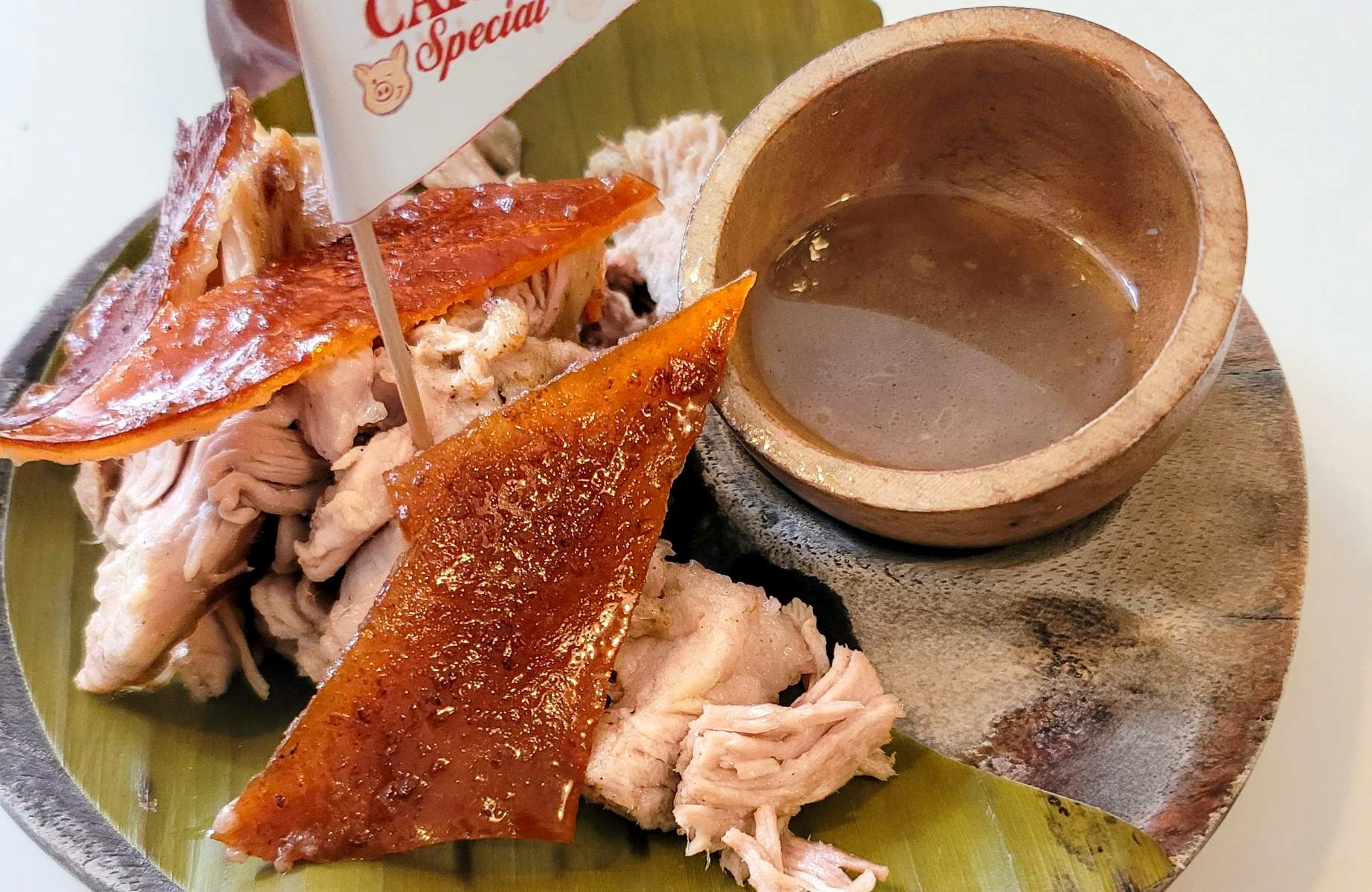 Cebu lechon, the island’s iconic roasted pork, is famed for its crispy skin. © House of Lechon