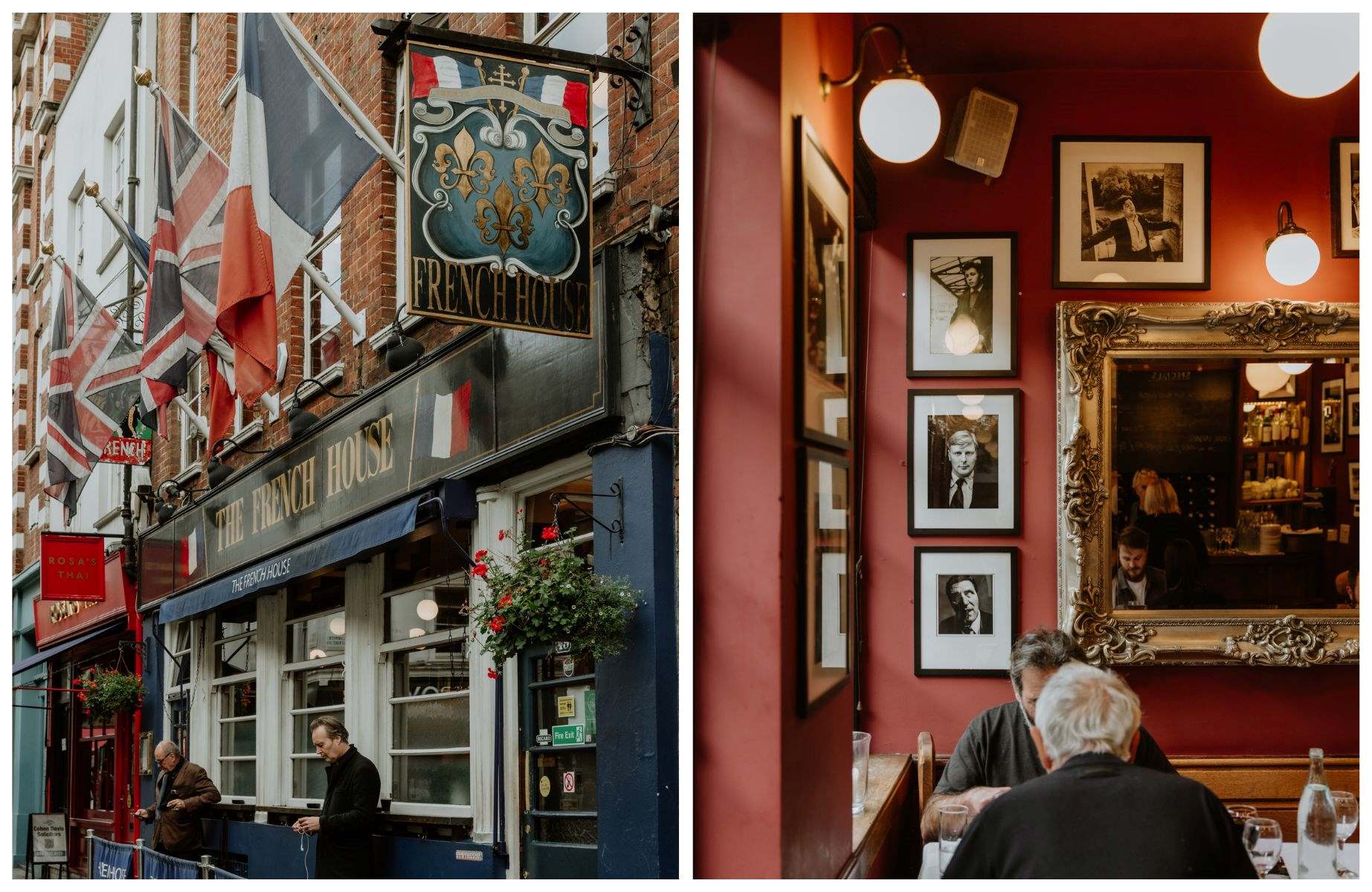 The French House, a Soho legend beloved of artists like Francis Bacon and Lucian Freud. © Joanna Yee/The MICHELIN Guide