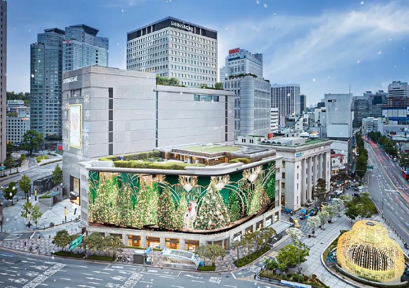 Shinsegae Department Store's main store in Jongno, Seoul. © Shinsegae Department Store