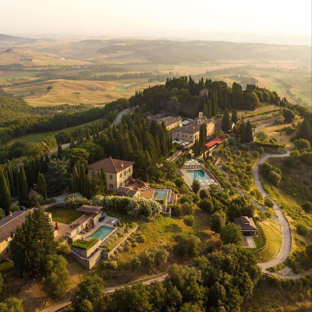 The 5,000‑acre property has produced Brunello since the early 1900s. © Castiglion del Bosco