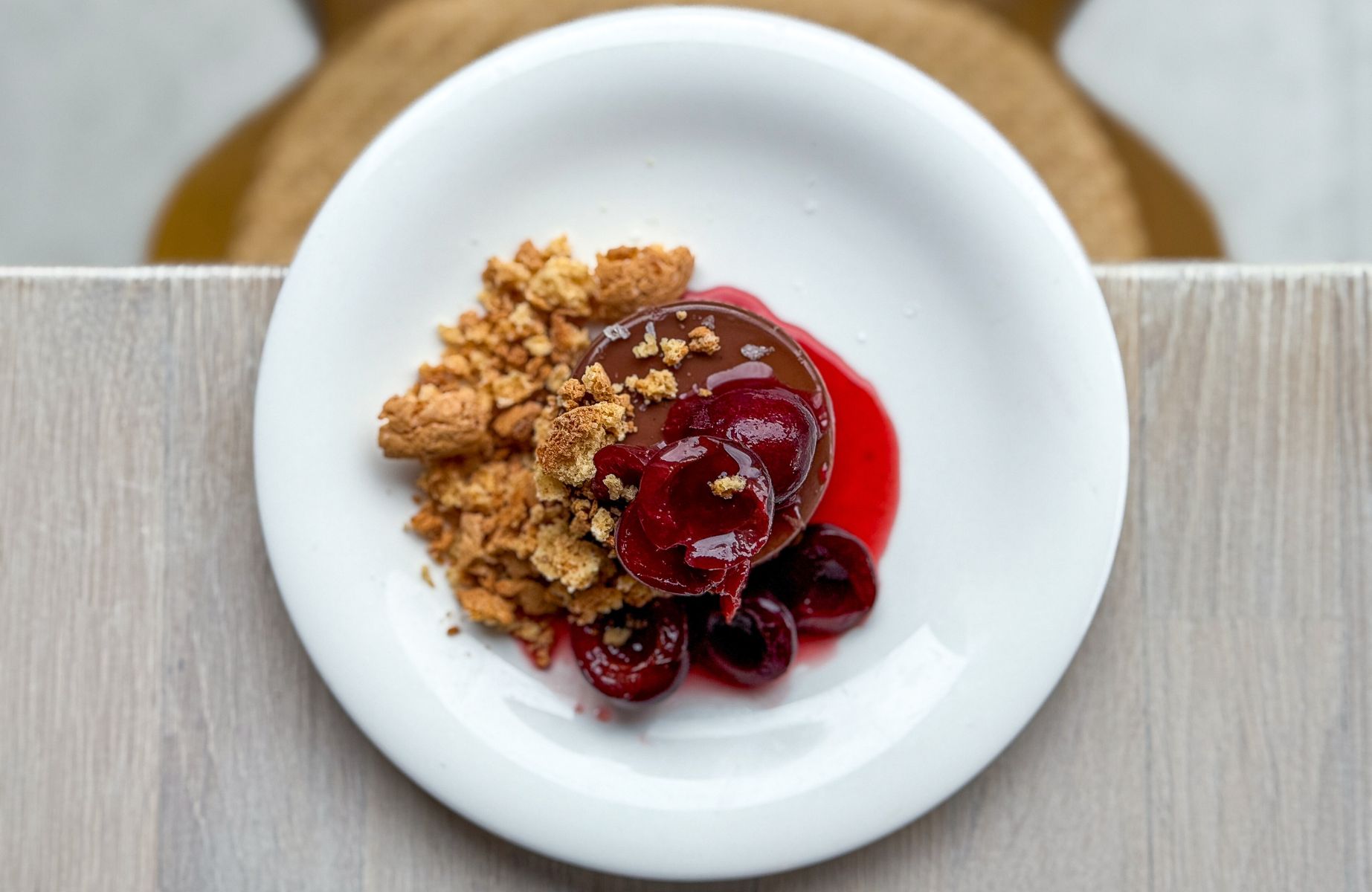 A dessert from RAGÙ, which is situated inside a former shopping container in Bristol. © Mark Chapman/RAGÙ