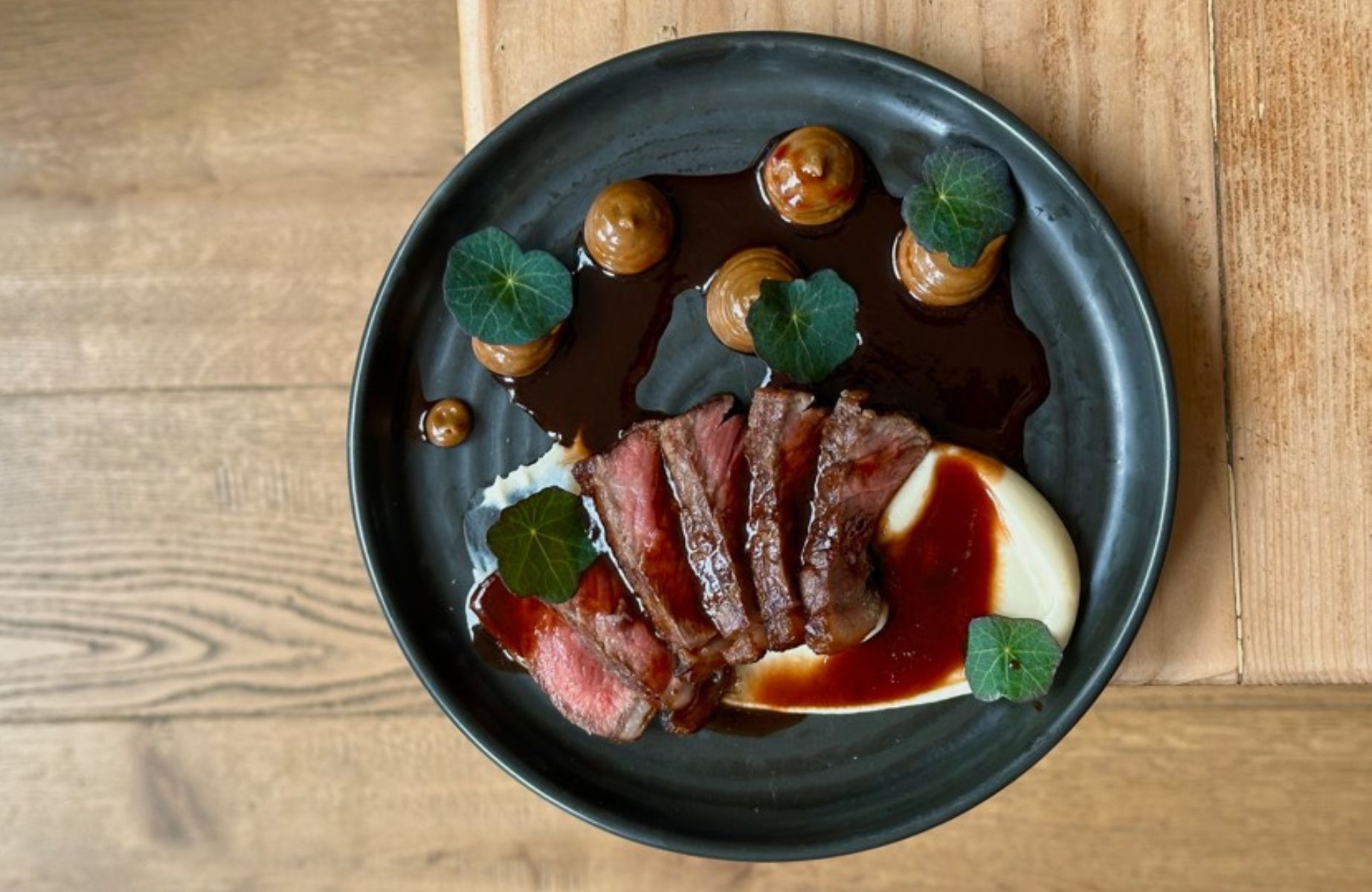 One of the punchily flavoured dishes from Alba in Guernsey. © Alba