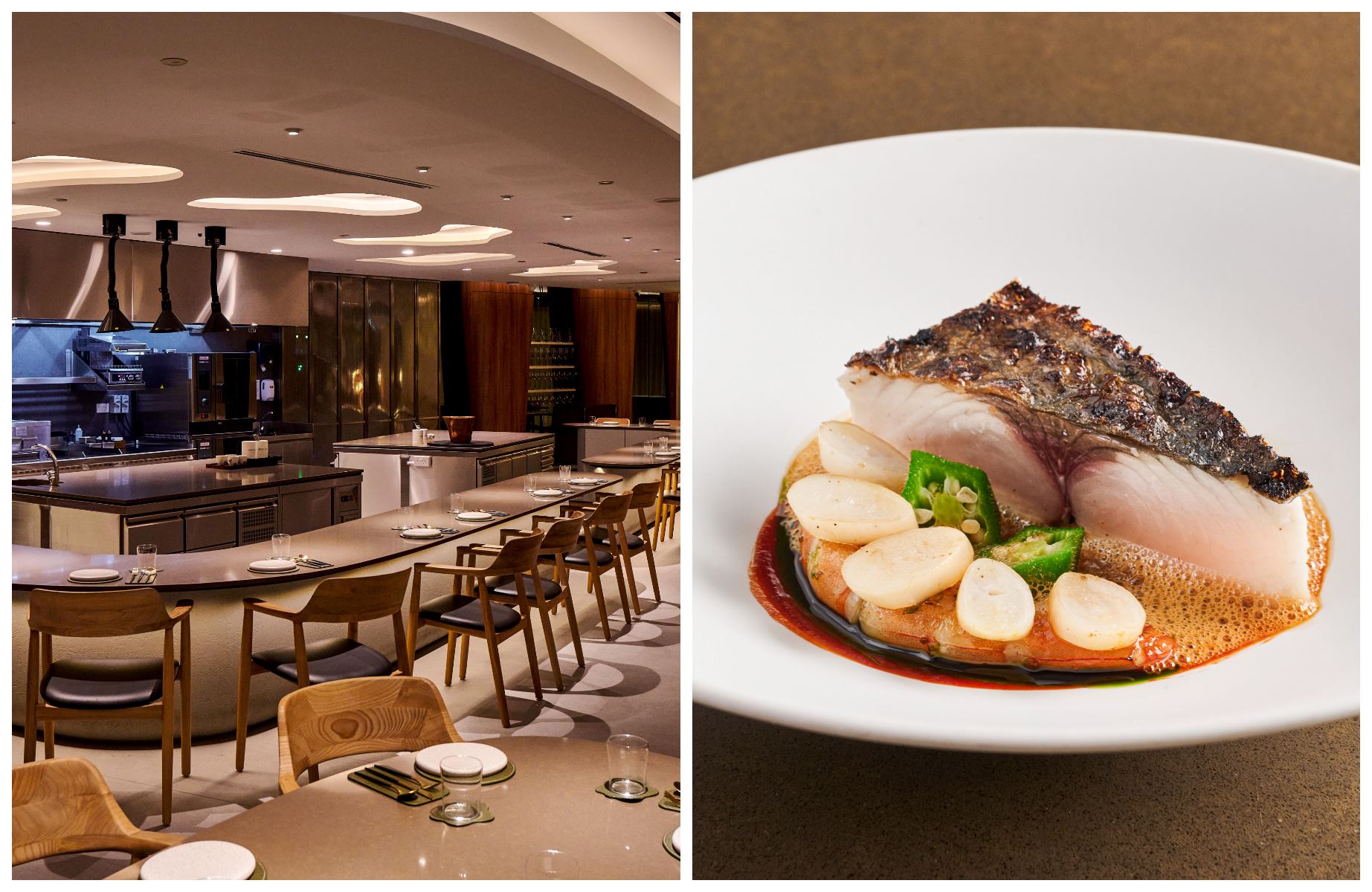 At Seroja, Chef Kevin Wong channels his global experience into artfully plated, seafood-focused tasting menus that celebrate the flavors and traditions of the Malay Archipelago. © Lim Minglong/Seroja