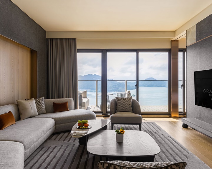 A glimpse of the MICHELIN-recommended Grand Hilai Sun Moon Lake Hotel. © Grand Hilai Sun Moon Lake