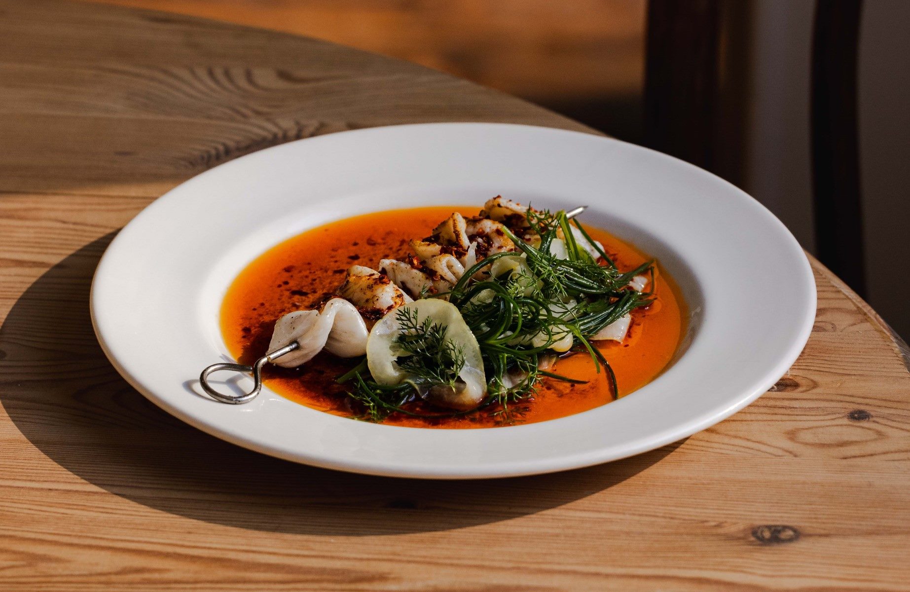 The full-flavoured cooking at The Kerfield Arms, London's new MICHELIN-Star pub. © Joe Howard/The Kerfield Arms