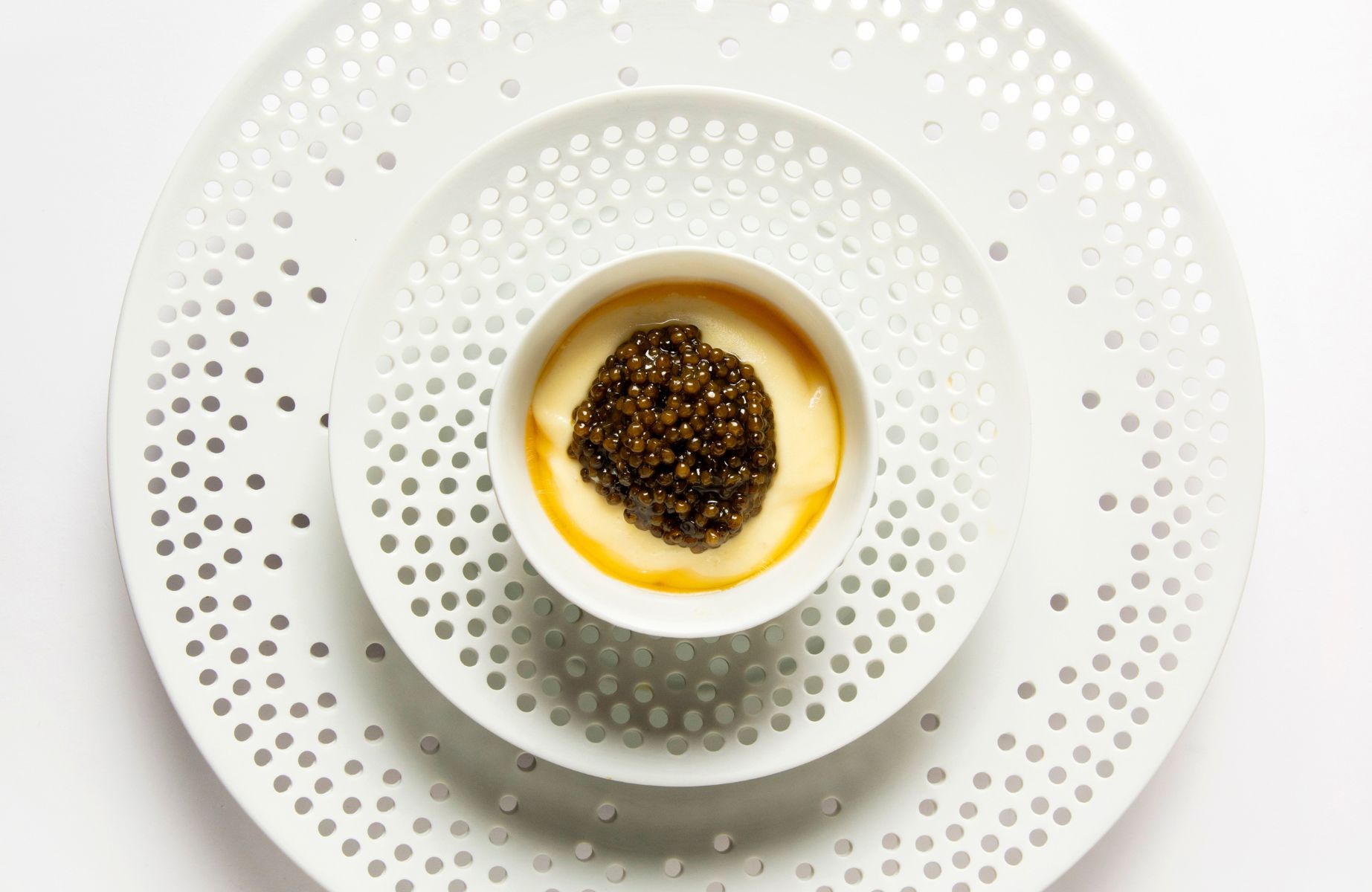 A generous helping of caviar at the luxurious Row on 5. © John Carey/Row on 5