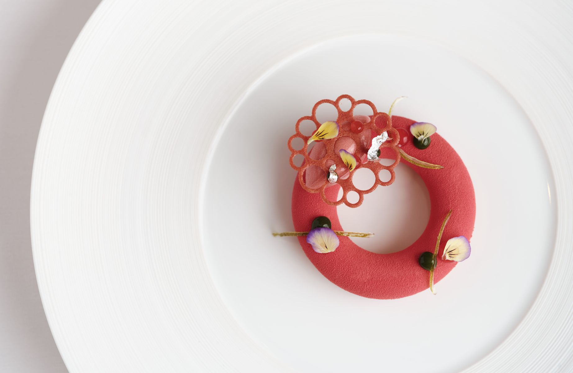 One of the desserts from Bohemia's MICHELIN-Starred kitchen. © Ollie Jones/Bohemia