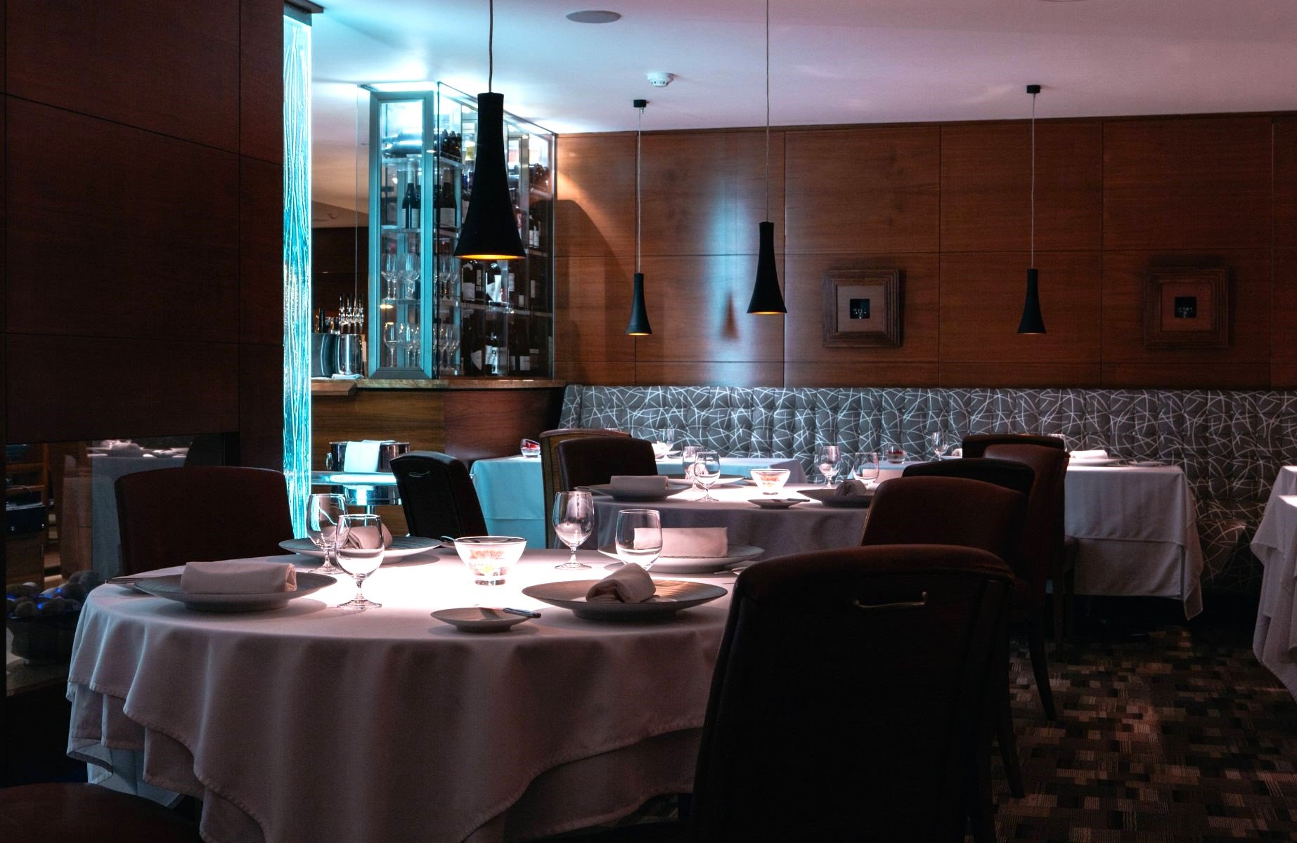The Bohemia dining room inside The Club Hotel & Spa in Jersey. © Matt Portious/Bohemia