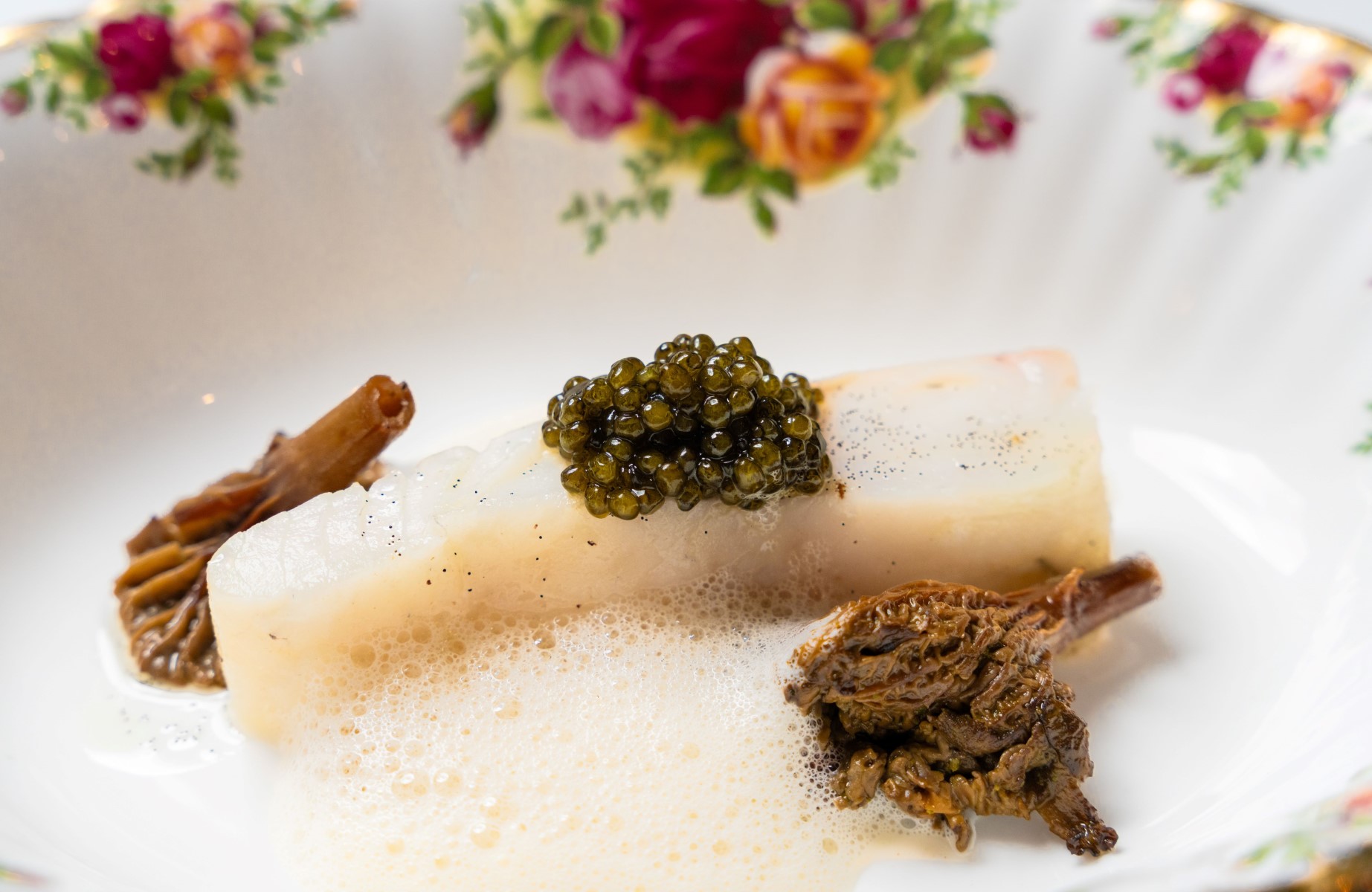 The West Cork turbot with champagne, Rossini Oscietra caviar and vanilla that impressed our Inspectors. © Eric Harford/The Pullman
