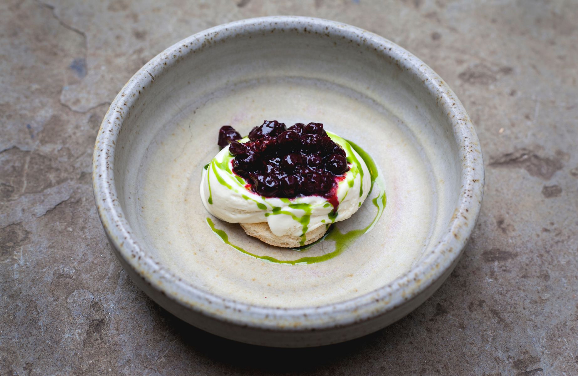 A dessert from Edinburgh's Timberyard, holder of a MICHELIN Star and now a Green Star too. © Abigail Radford/Timberyard