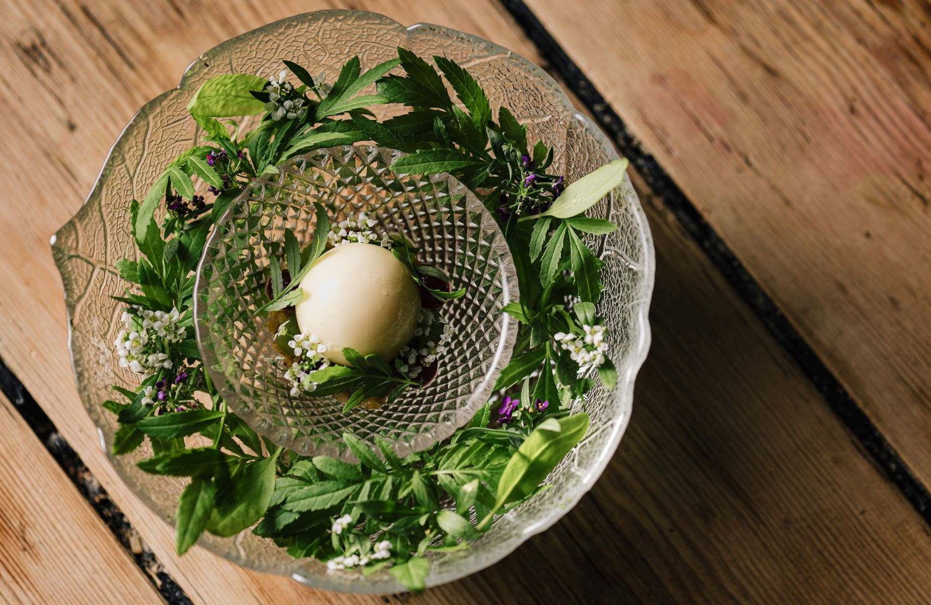 A suitably verdant dish from new Green Star restaurant Forest Side. © Forest Side