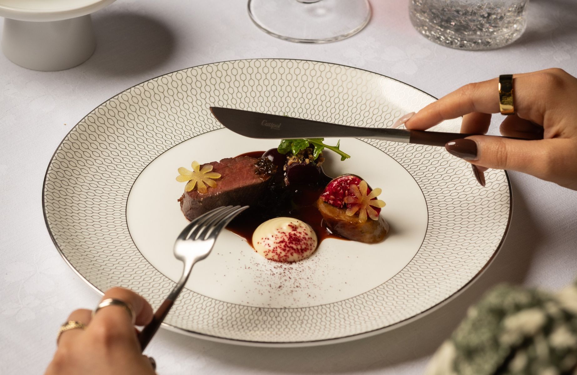 The cooking at The Boat in Lichfield, which earned its first MICHELIN Star in 2026. © Amber Banks Brumby/The Boat