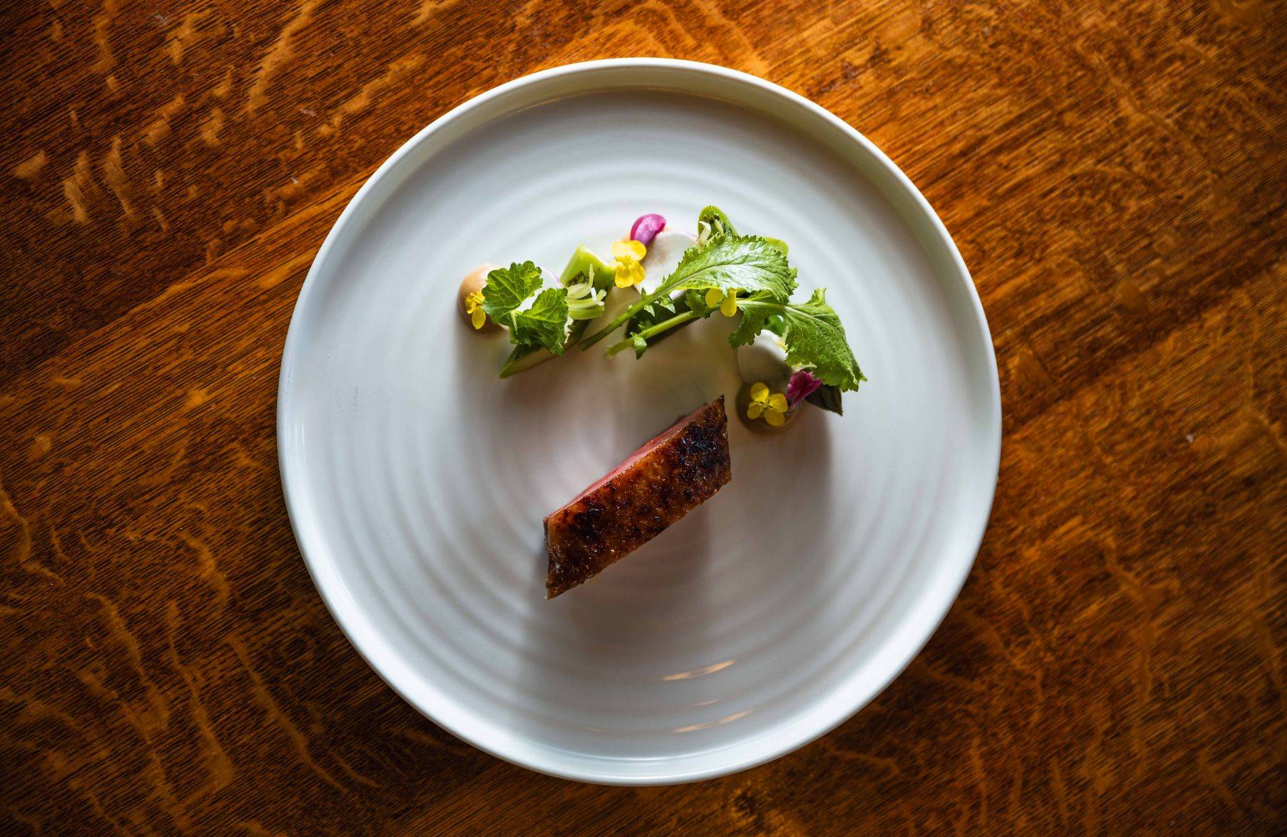 1887's impressive cooking, which has earned the restaurant a MICHELIN Star and a Green Star. © Matt Buckley/1887