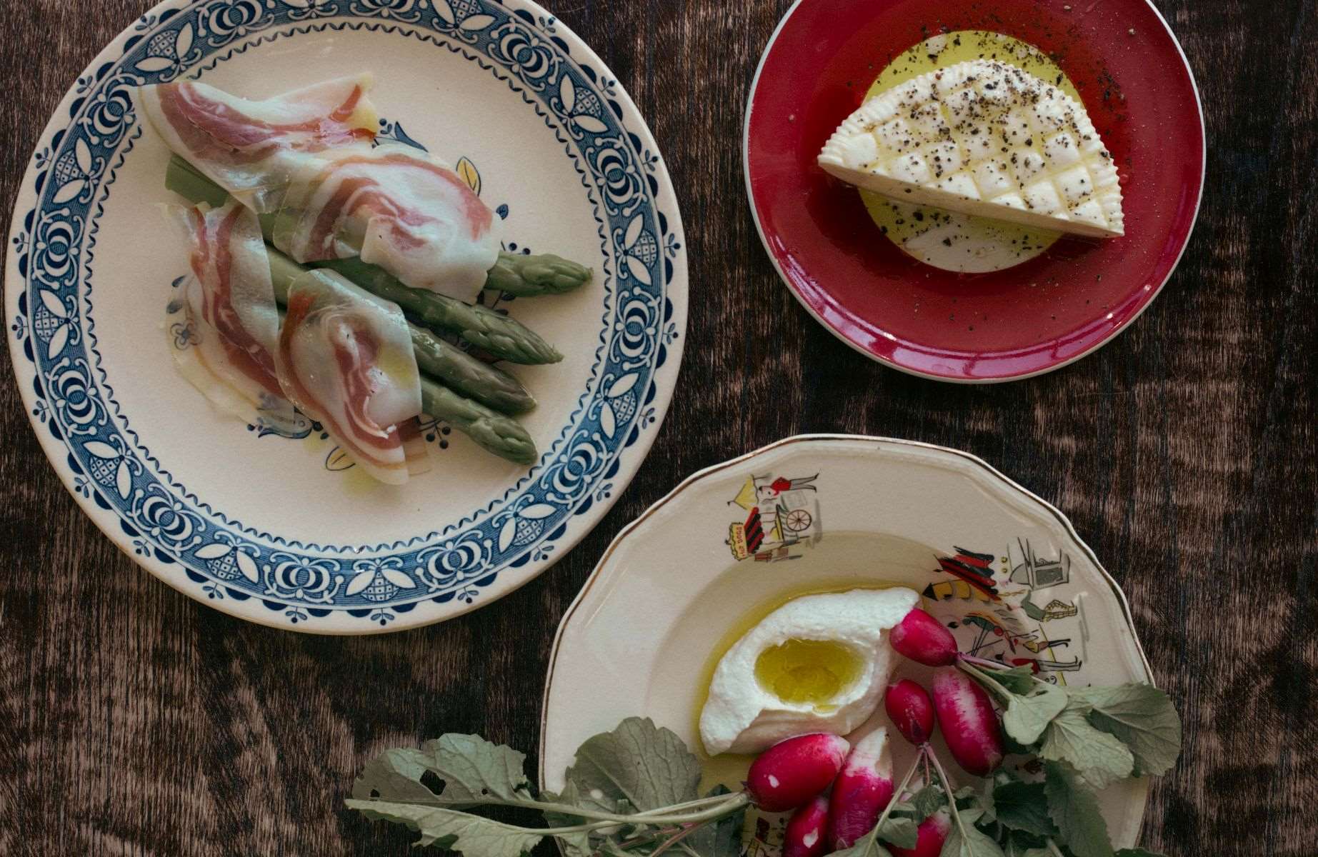 Dishes from Glebe House, using ingredients from their smallholding. © Olive Guest/Glebe House