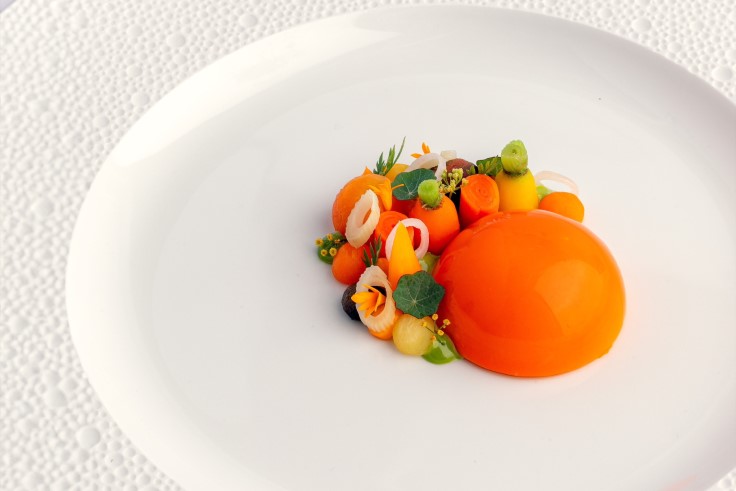 A dish of colourful local ingredients from The Bishop's Buttery (© Rafael Sanchez)