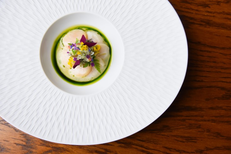 A verdant, beautifully plated dish from Glovers Alley in Dublin. © Mathieu Le Crom/Glovers Alley