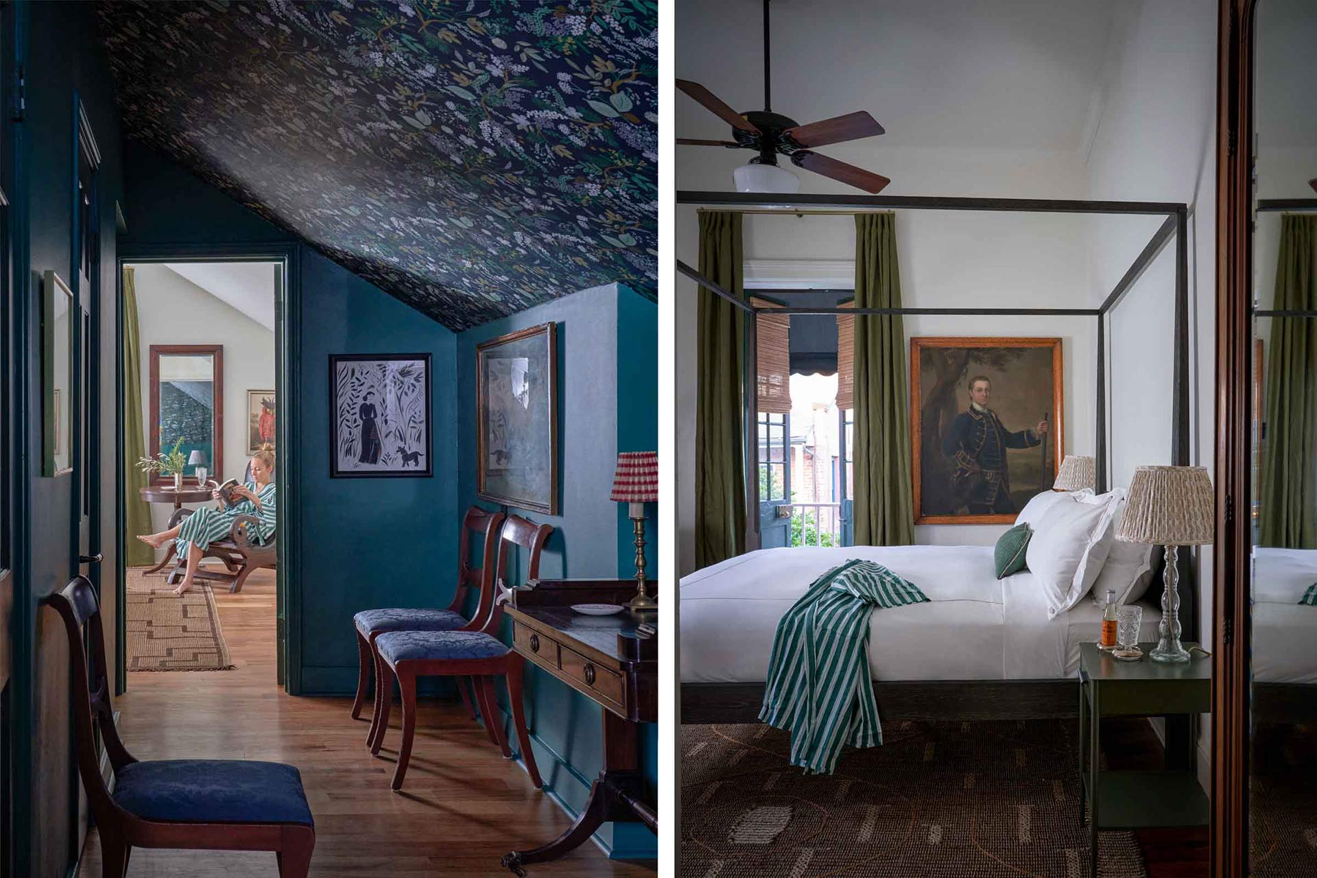 14 rooms span a modern and historic aesthetic in the French Quarter. ©Paul Costello/The Celestine