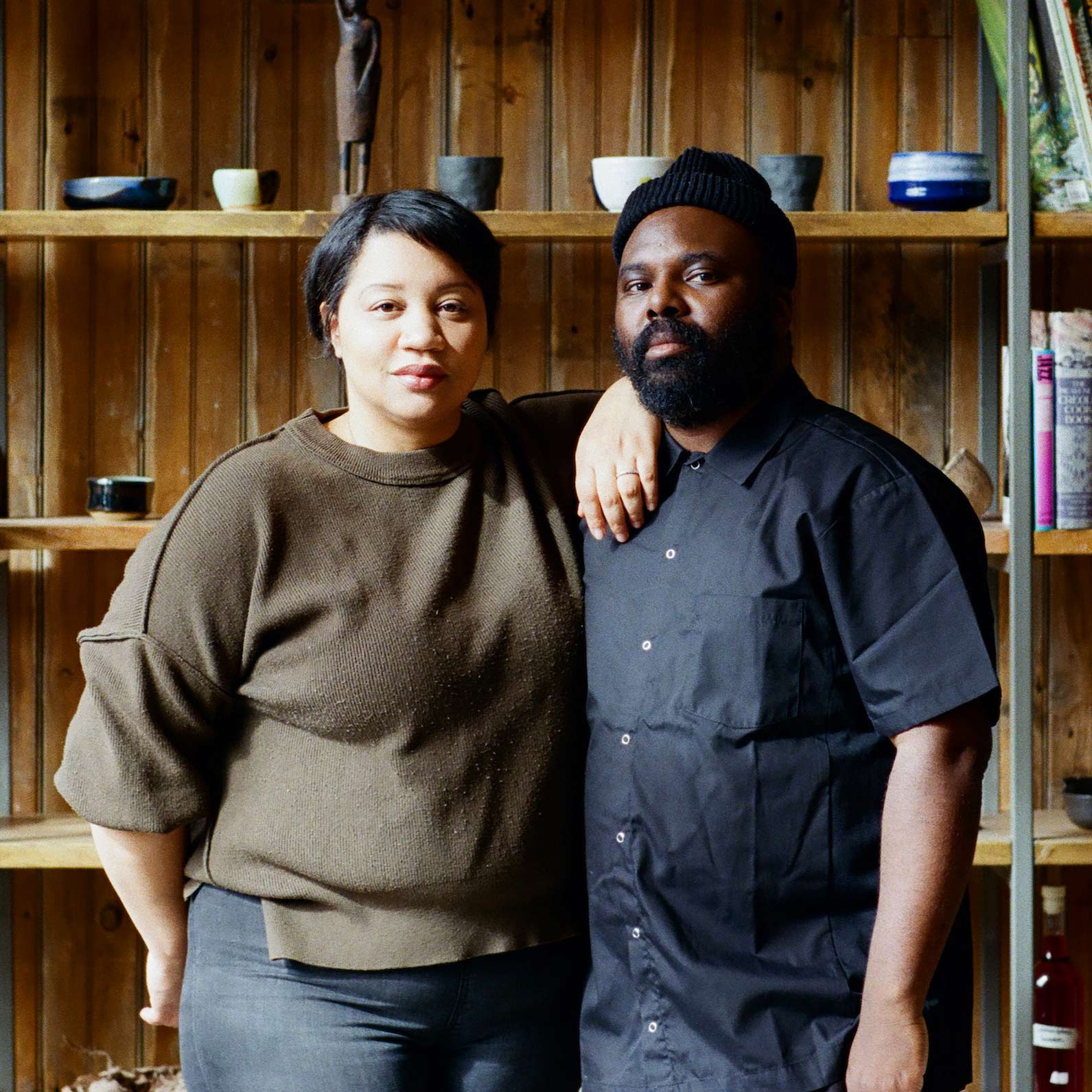  Cybille St. Aude-Tate and Chef Omar Tate of Honeysuckle. © Clay Williams/Honeysuckle