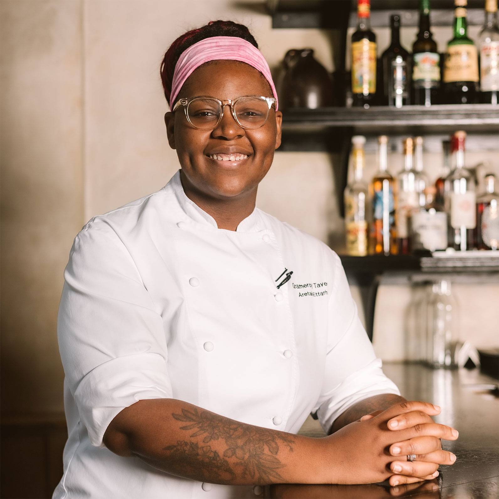Aretah Ettarh, Chef de Cuisine of Gramercy Tavern. ©Rashida Zagon