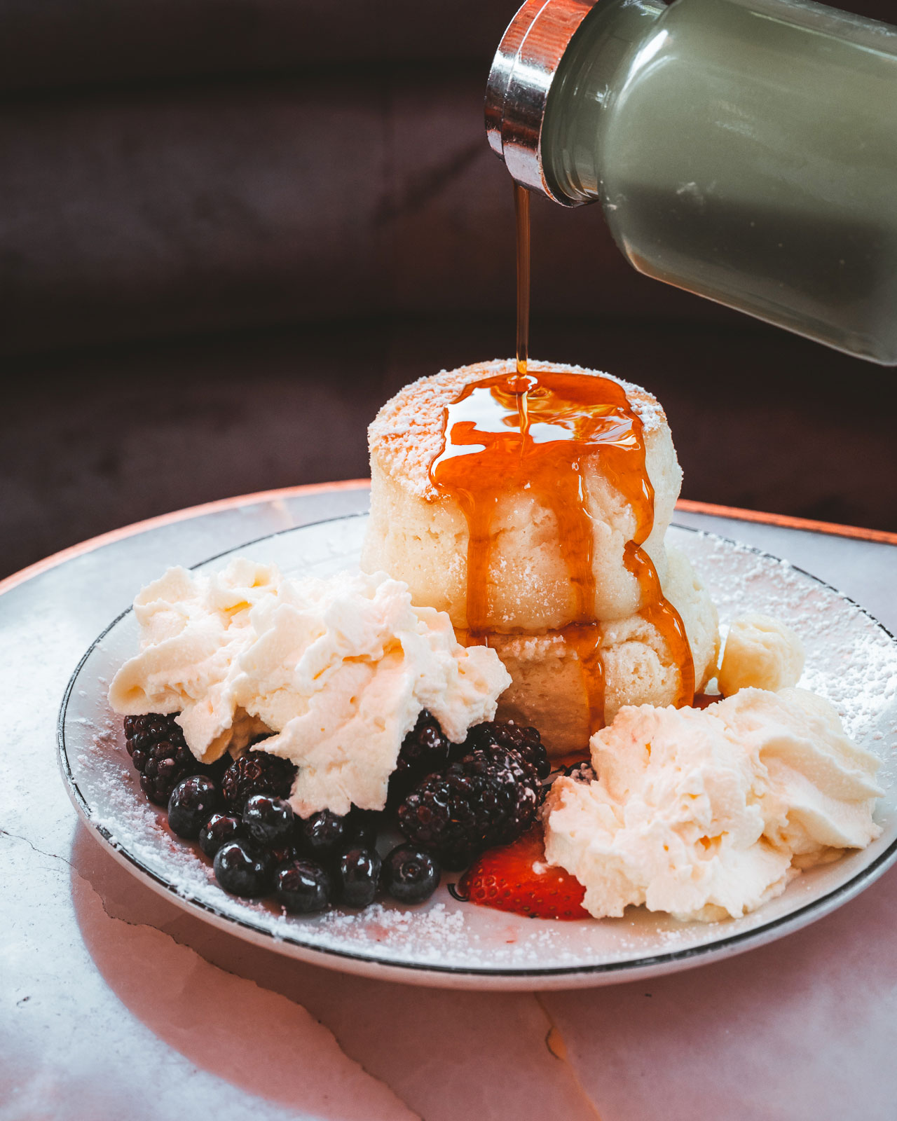  Morning Glory's airy and delicious soufflé pancakes. © Shannon Partrick/Morning Glory
