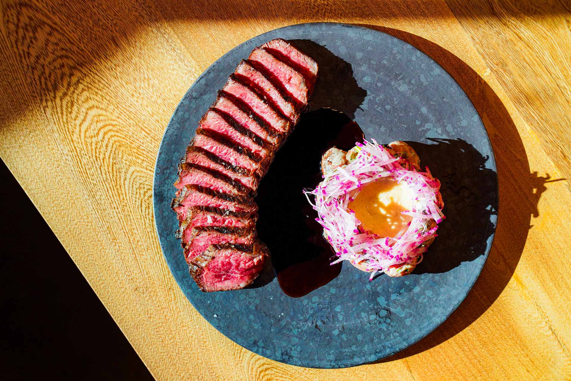 A plate of waygu tempts at Isidore in San Antonio's Pearl District. © Robert Jacob Lerma/Isidore